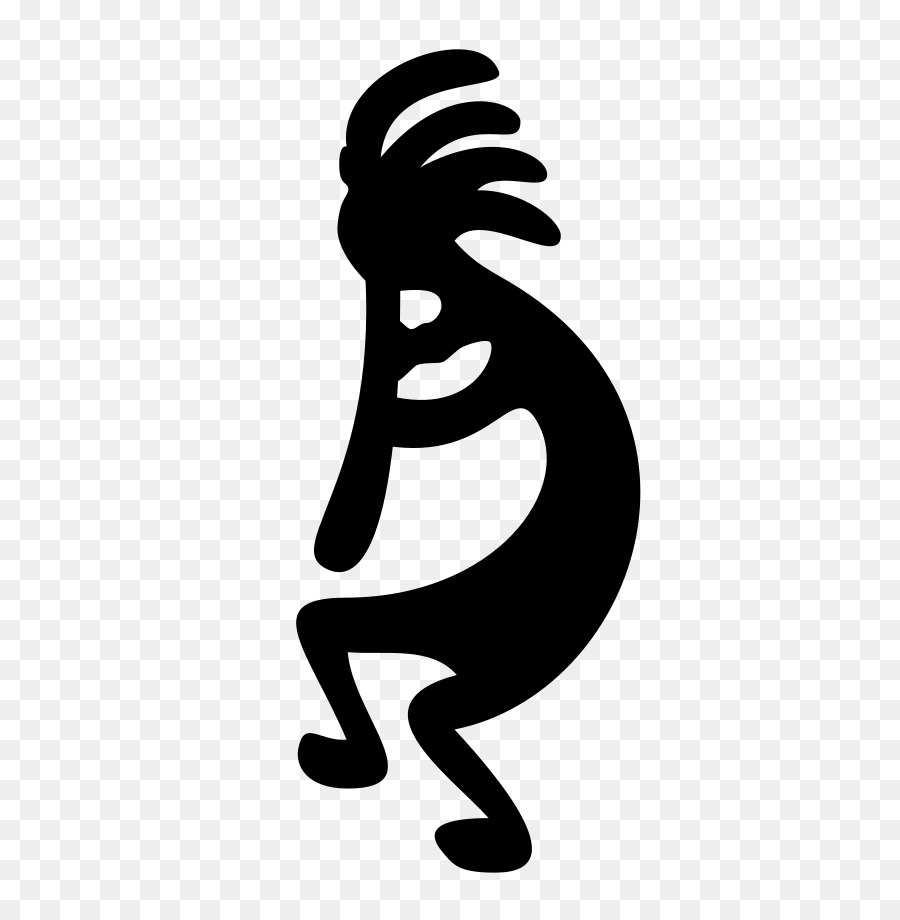 Kokopelli Native Americans in the United States Southwestern United States Petroglyph Clip art - facing png download - 500*909 - Free Transparent Kokopelli png Download.