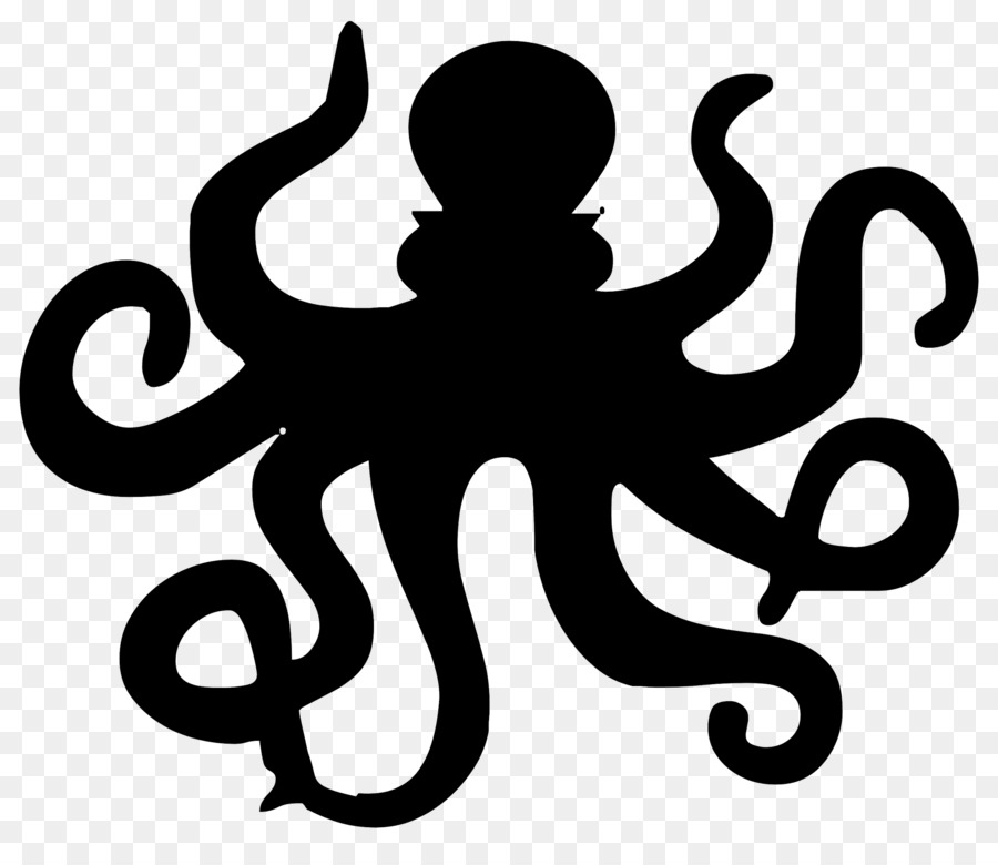 Octopus Silhouette Drawing Clip art - Silhouette png download - 1920*1629 - Free Transparent Octopus png Download.