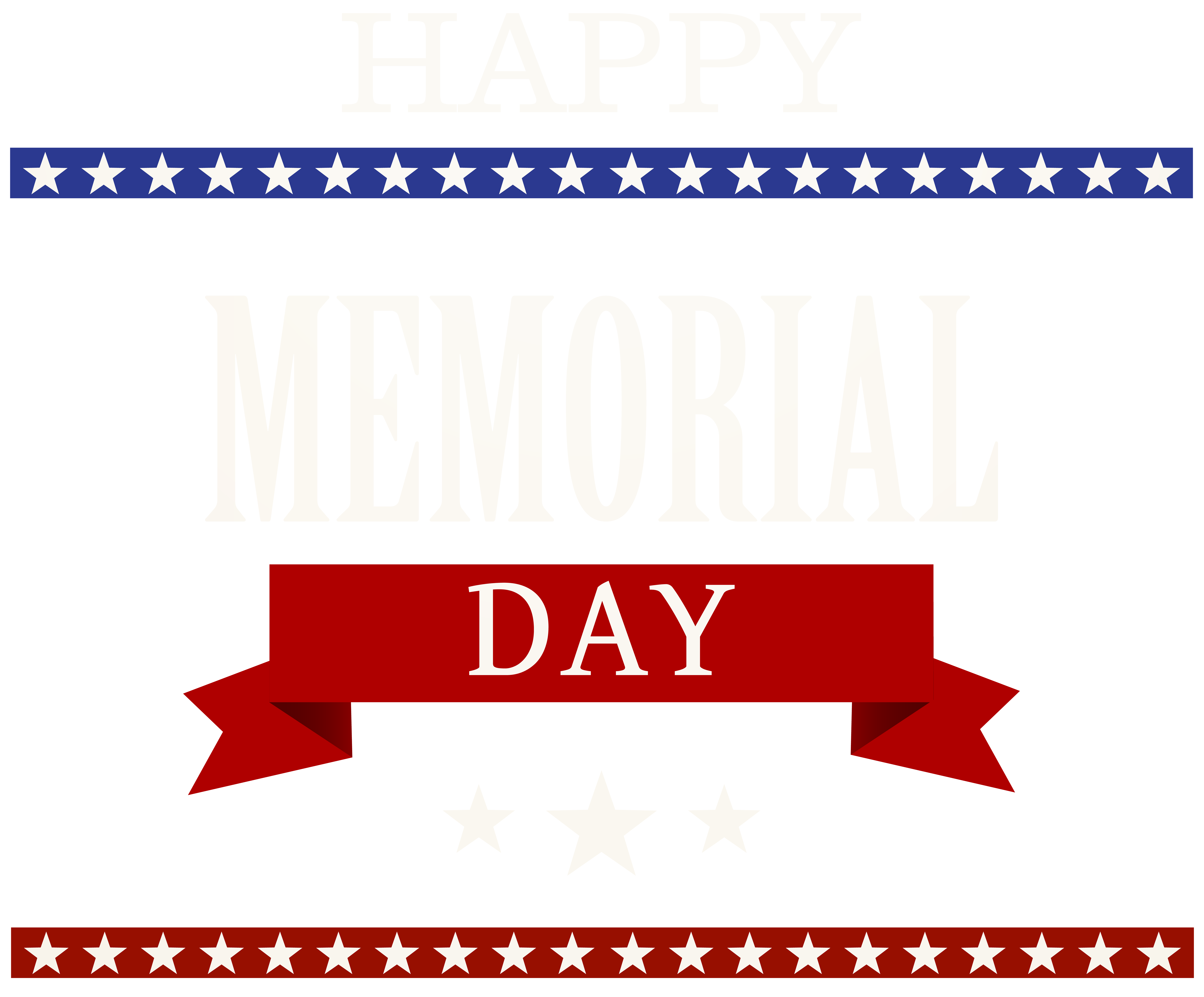 Memorial Day Clip art - Happy Memorial Day Transparent PNG Clip Art