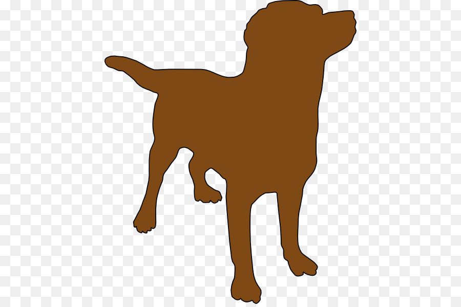 Labrador Retriever Puppy Silhouette Clip art - Brown Dog Cliparts png download - 492*594 - Free Transparent Labrador Retriever png Download.