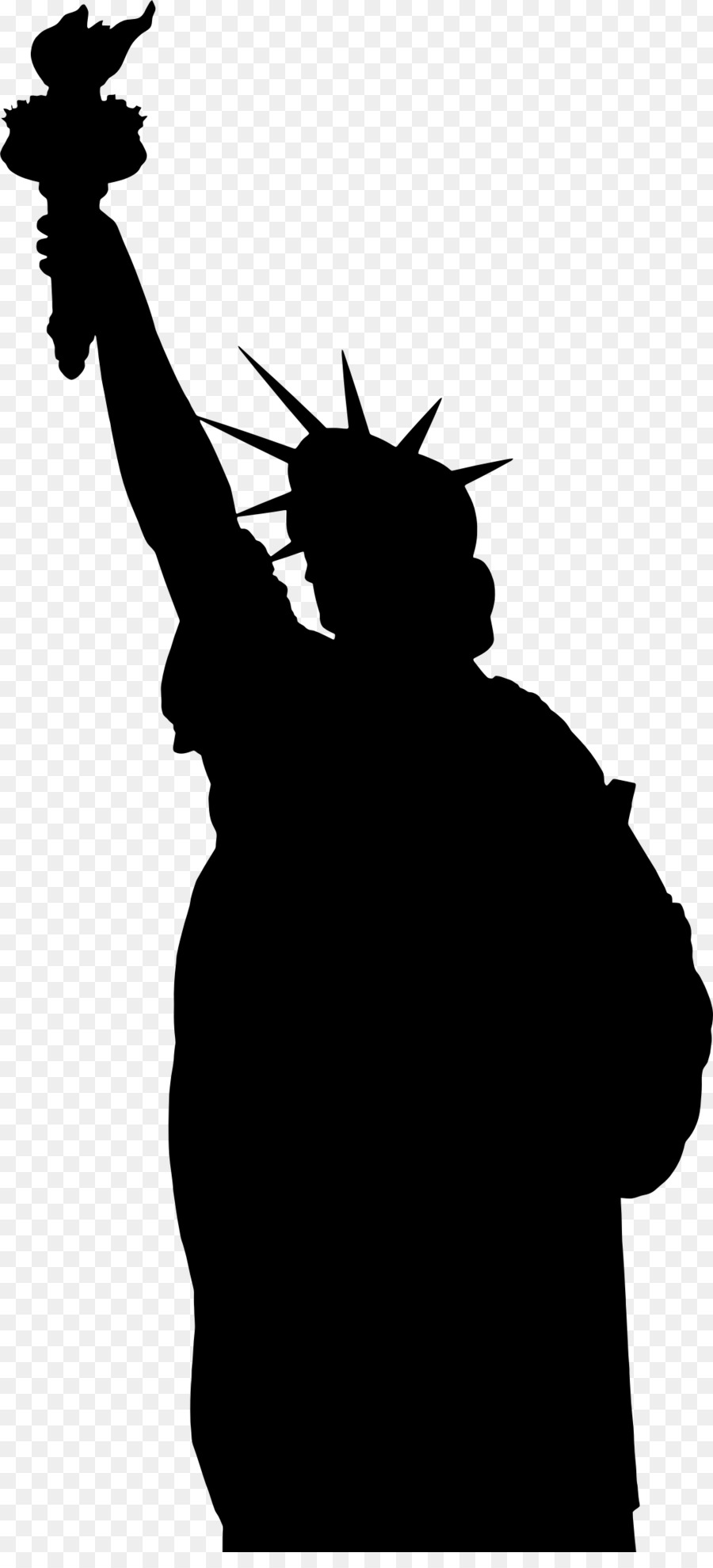 Statue of Liberty Silhouette Clip art - statue of liberty png download - 1088*2370 - Free Transparent Statue Of Liberty png Download.