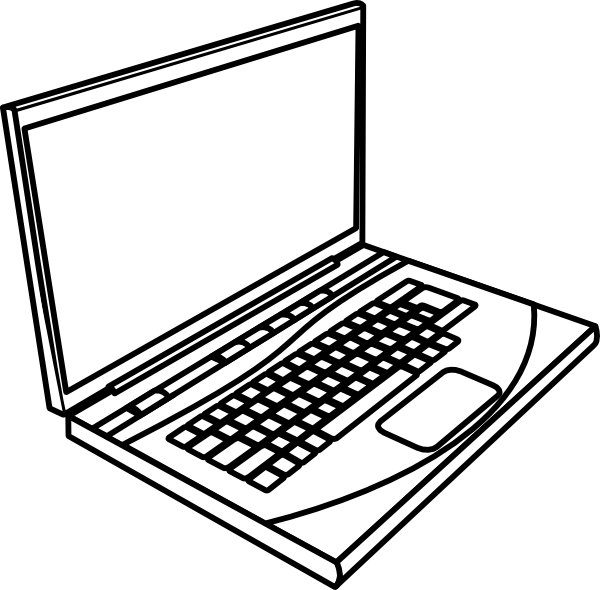 Laptop Drawing Clip Art Laptop Png Download 600590 Free