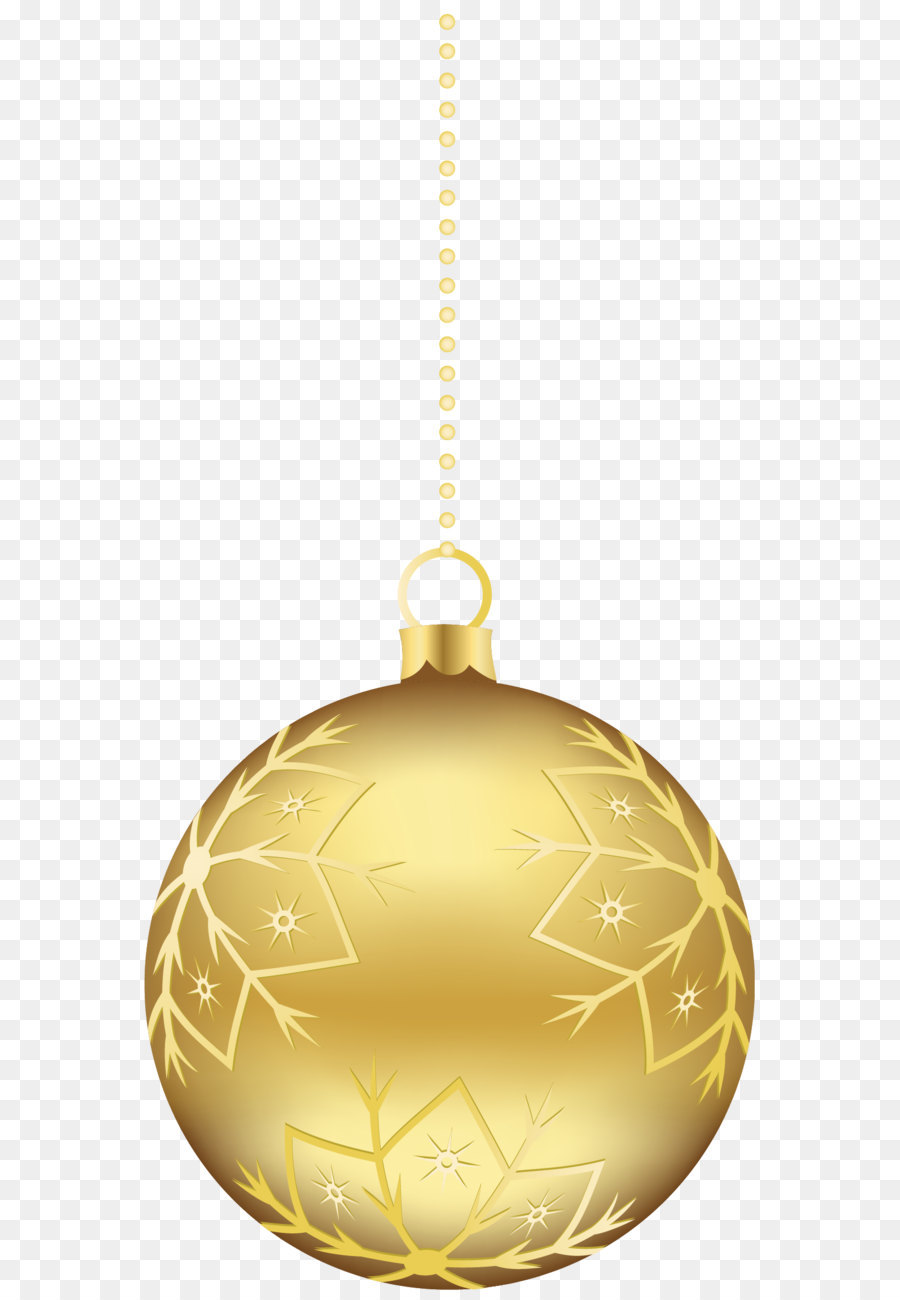 Christmas ornament Gold Clip art - Large Transparent Gold Christmas Ball Ornament PNG Clipart png download - 1152*2304 - Free Transparent Christmas Ornament png Download.