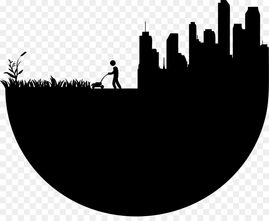 Silhouette Lawn Mowers Drawing Clip art - earth day png download - 2269*1827 - Free Transparent Silhouette png Download.