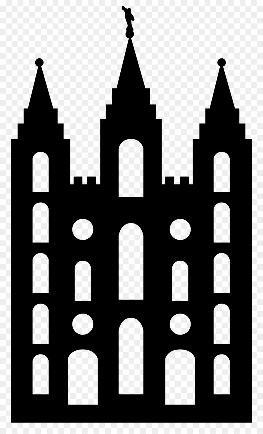 Free Lds Temple Silhouette, Download Free Lds Temple Silhouette png