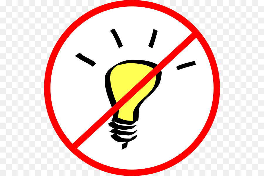 Incandescent light bulb Clip art - No Light Cliparts png download - 600*600 - Free Transparent  Light png Download.
