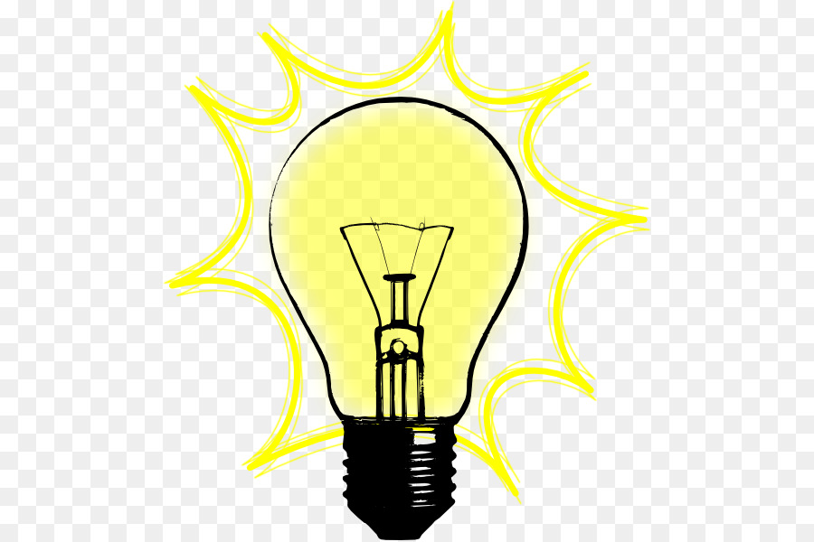 Incandescent light bulb Lamp Electric light Clip art - Bulb Cliparts png download - 540*598 - Free Transparent  Light png Download.