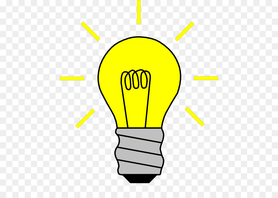 Incandescent light bulb Lamp Clip art - Light Cliparts png download - 512*635 - Free Transparent  Light png Download.