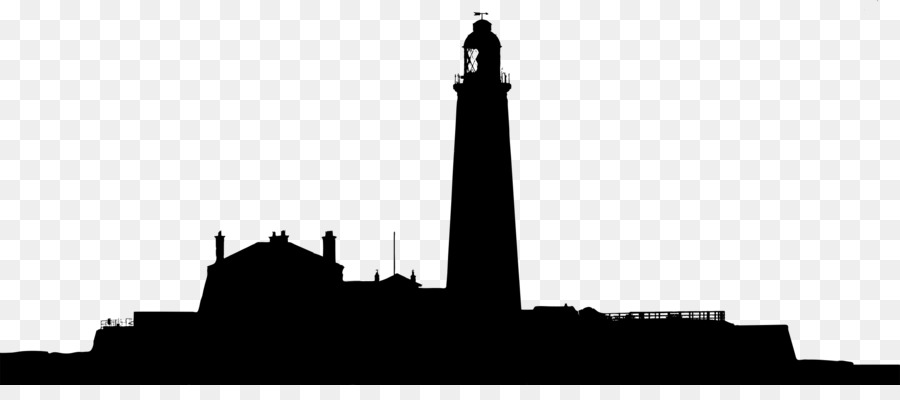 Silhouette Landscape Drawing Clip art - lighthouse png download - 2282*976 - Free Transparent Silhouette png Download.
