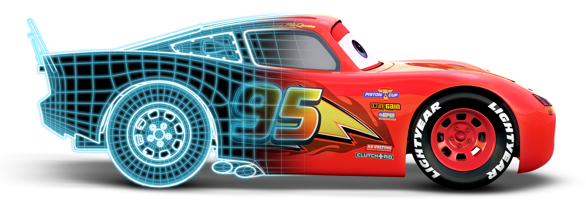 lightning-mcqueen-mater-doc-hudson-cars-pixar-cars-3-png-download