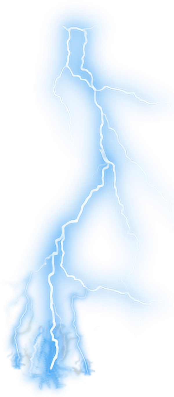 Lightning Blue Thunderstorm Clip art - lightning png download - 600