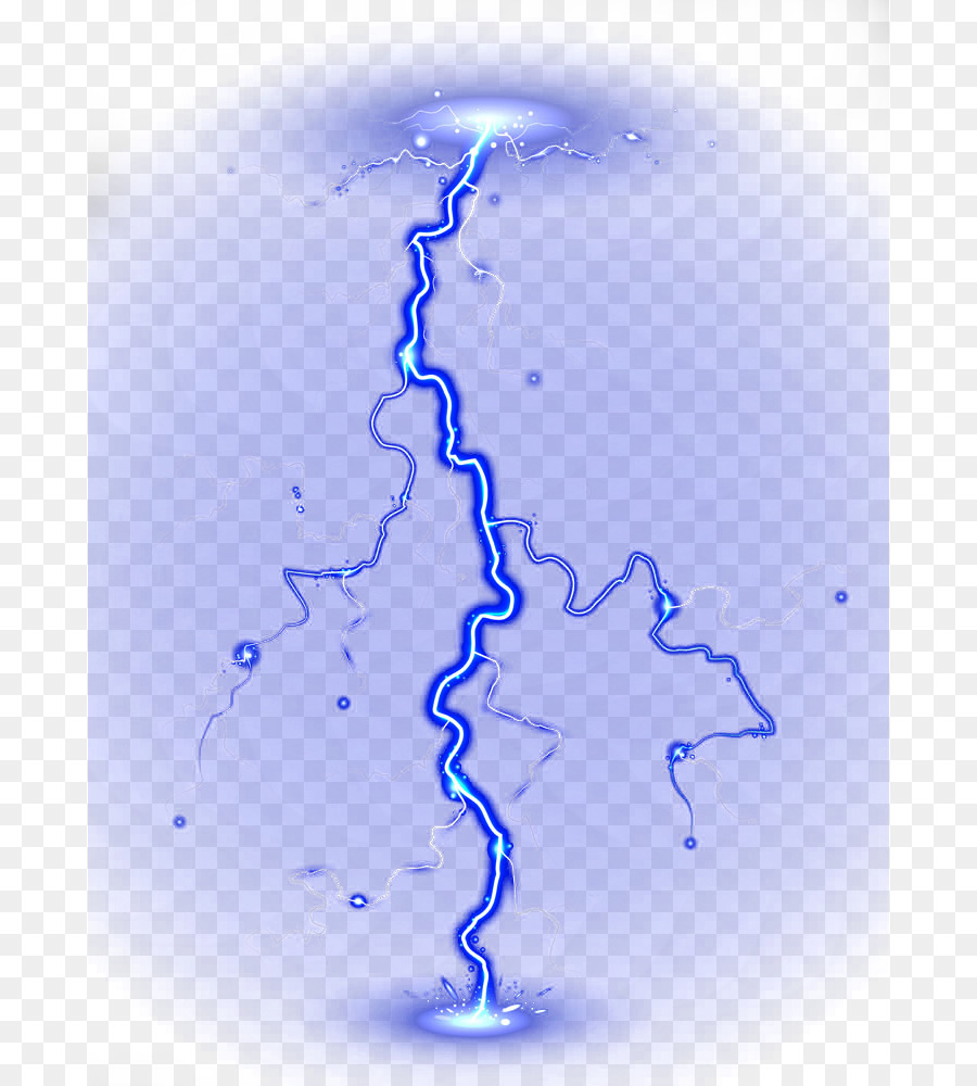 Lightning Blue Electricity - Blue Lightning png download - 738*1000 - Free Transparent Blue png Download.