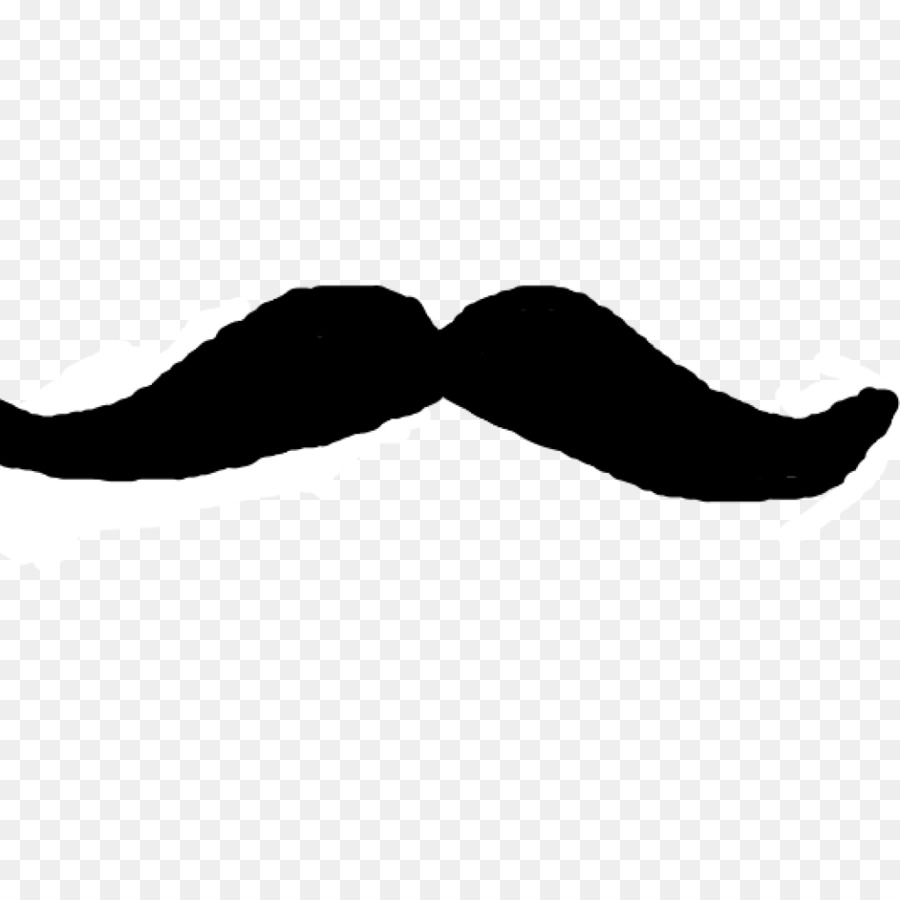 Clip art Hair M Black Line Angle - moustache clipart transparent background png download - 1024*1024 - Free Transparent Hair M png Download.