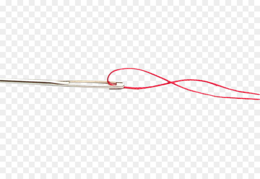 Line Angle Point - Red needle and thread png download - 1024*685 - Free Transparent Line png Download.