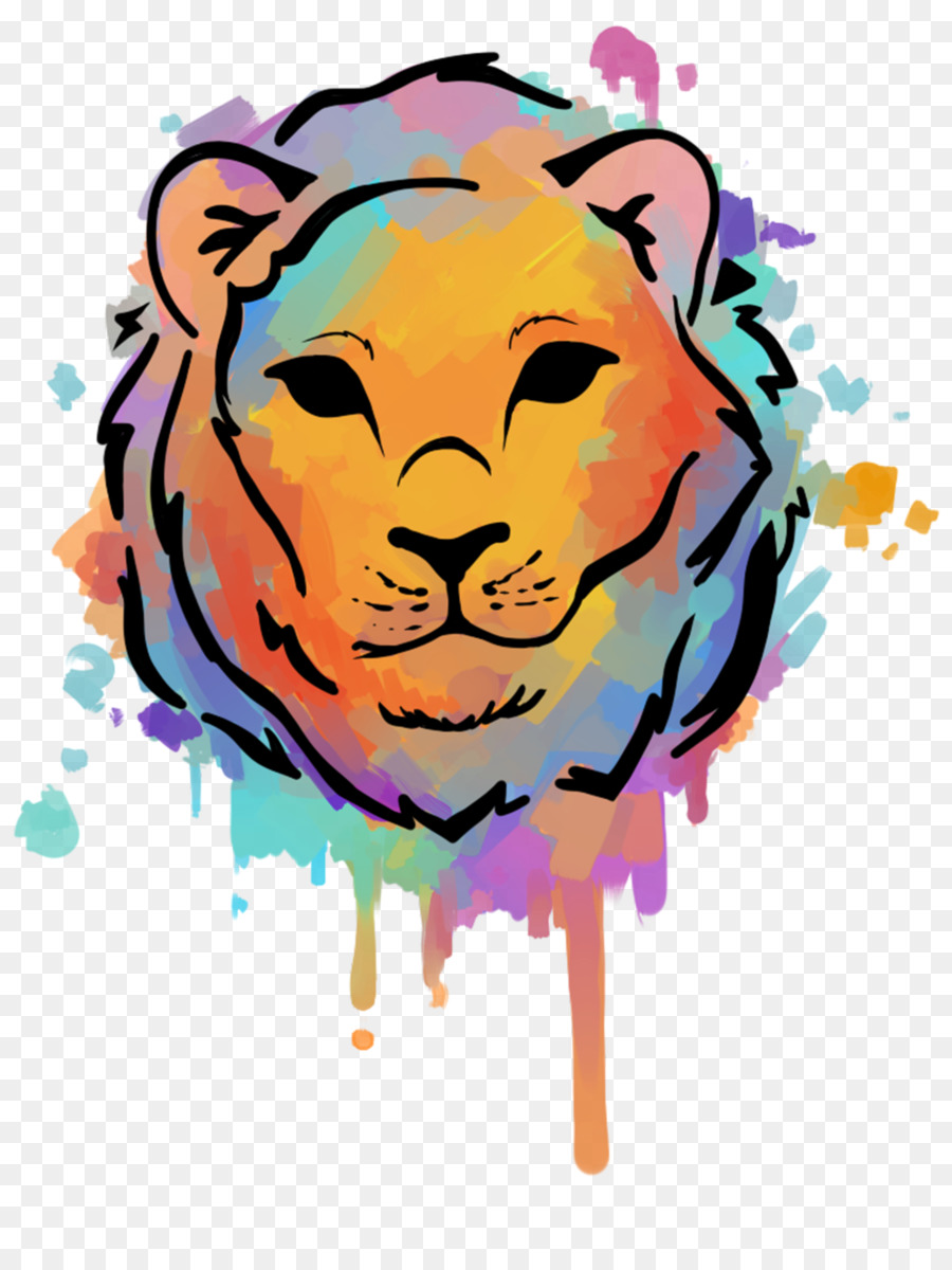 Lion Watercolor painting Drawing Art Clip art - lion png download - 1024*1365 - Free Transparent Lion png Download.