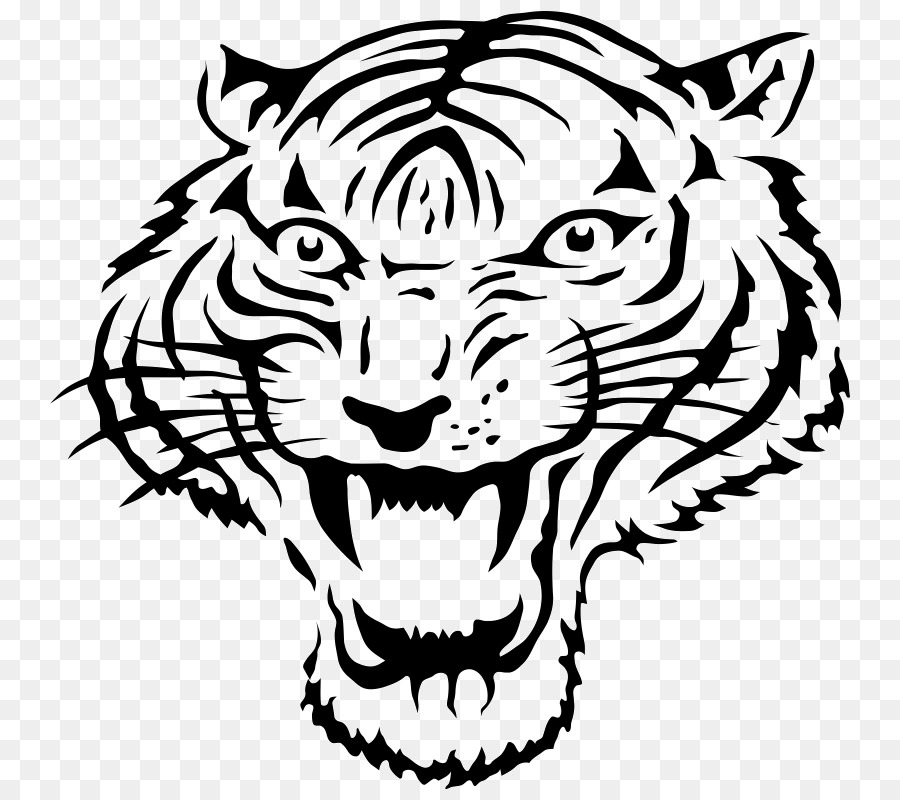 Tiger Lion Tattoo Clip art Whiskers - logo harimau png tattoo png download - 800*800 - Free Transparent Tiger png Download.