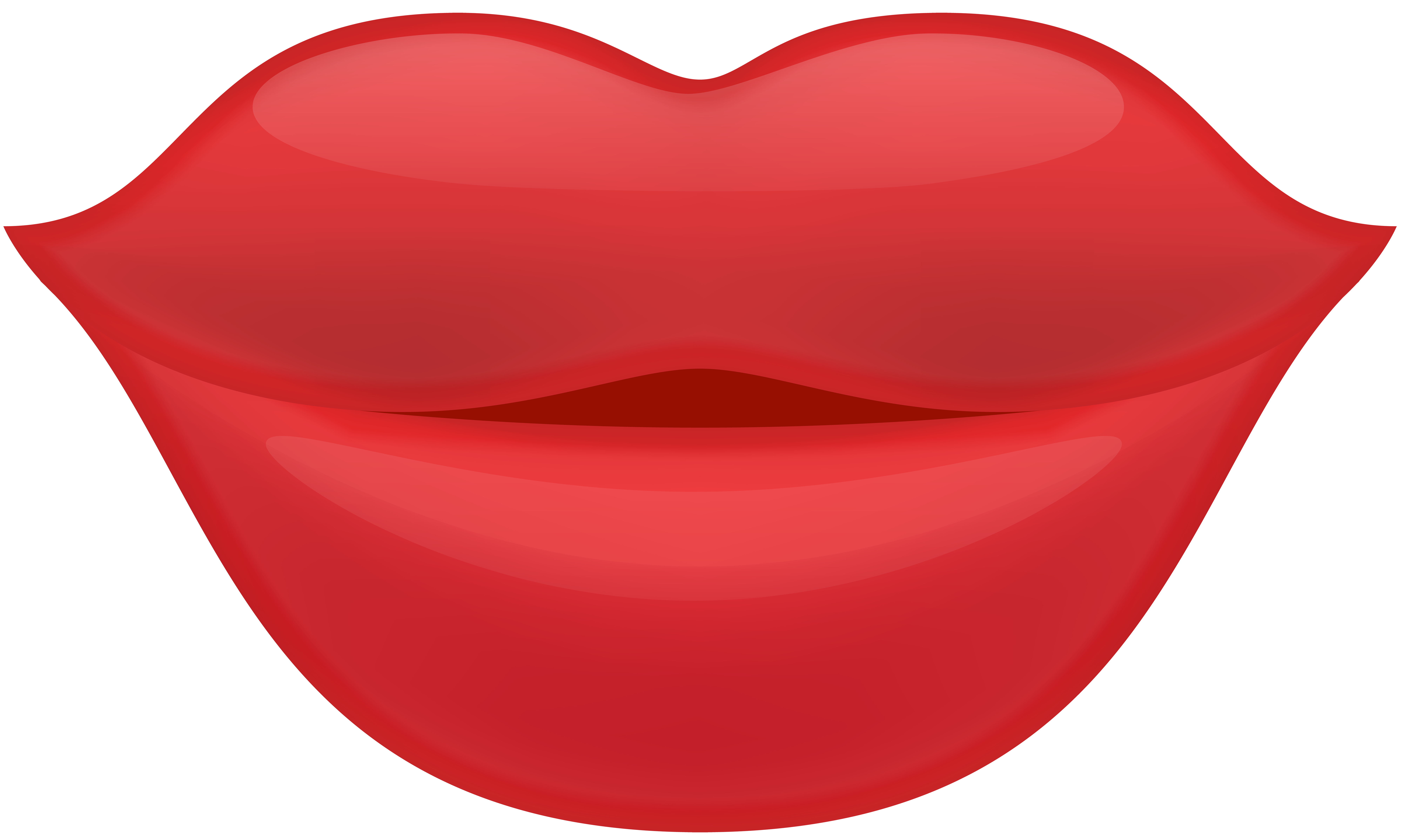 Product Design Lip Heart Bright Red Lips Png Download 80004793