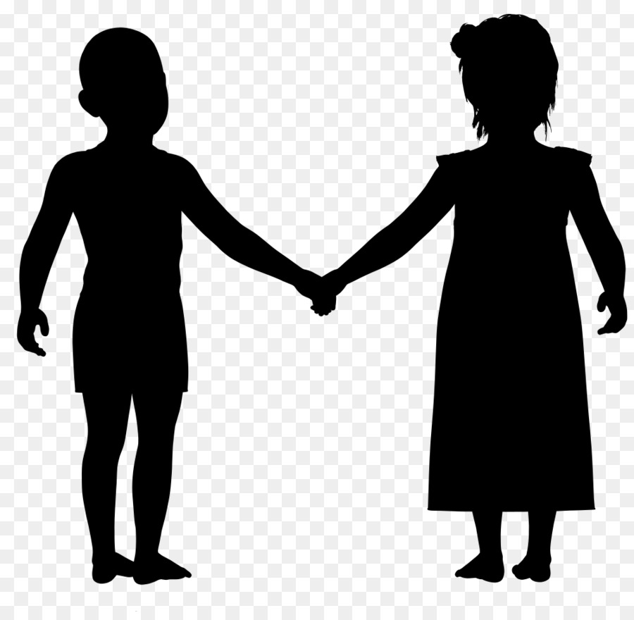Holding hands Child Silhouette Boy - child png download - 1000*964 - Free Transparent  png Download.