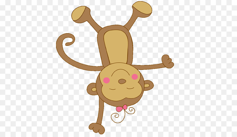 Baby Monkeys Diaper Clip art - Sleeping Monkey Cliparts png download - 600*512 - Free Transparent Baby Monkeys png Download.