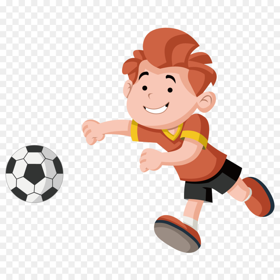 Cartoon Child Play Royalty-free - Football boy png download - 1500*1500 - Free Transparent  Cartoon png Download.
