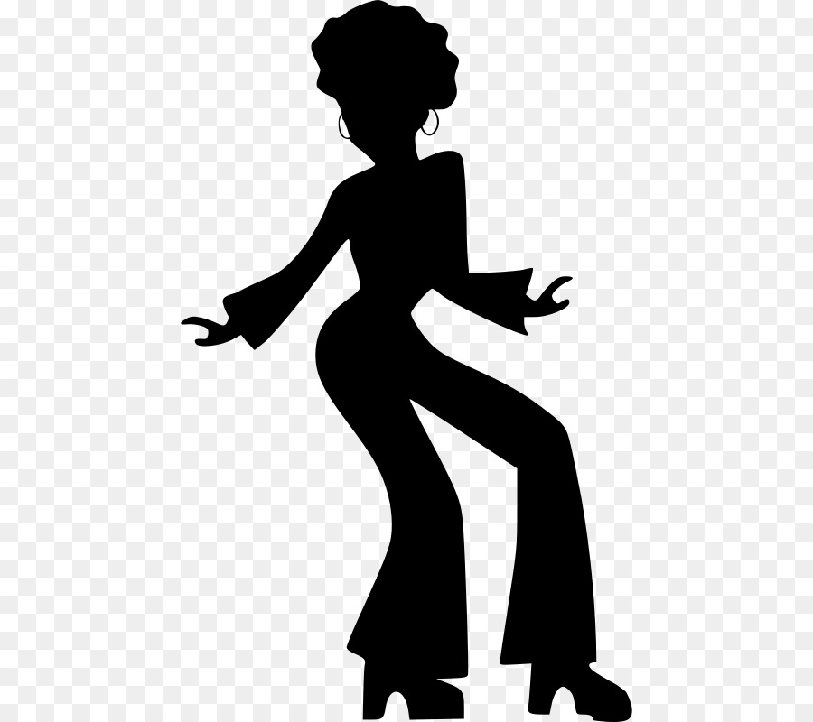 Dance Disco Drawing Silhouette Clip art - Silhouette png download - 500*800 - Free Transparent Dance png Download.