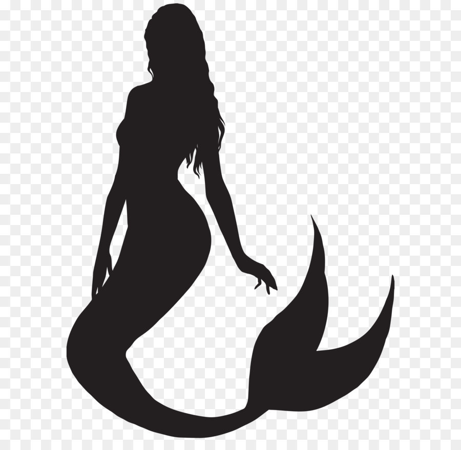 Ariel Mermaid Silhouette Clip art - Mermaid Silhouette PNG Clip Art png download - 6028*8000 - Free Transparent Ariel png Download.
