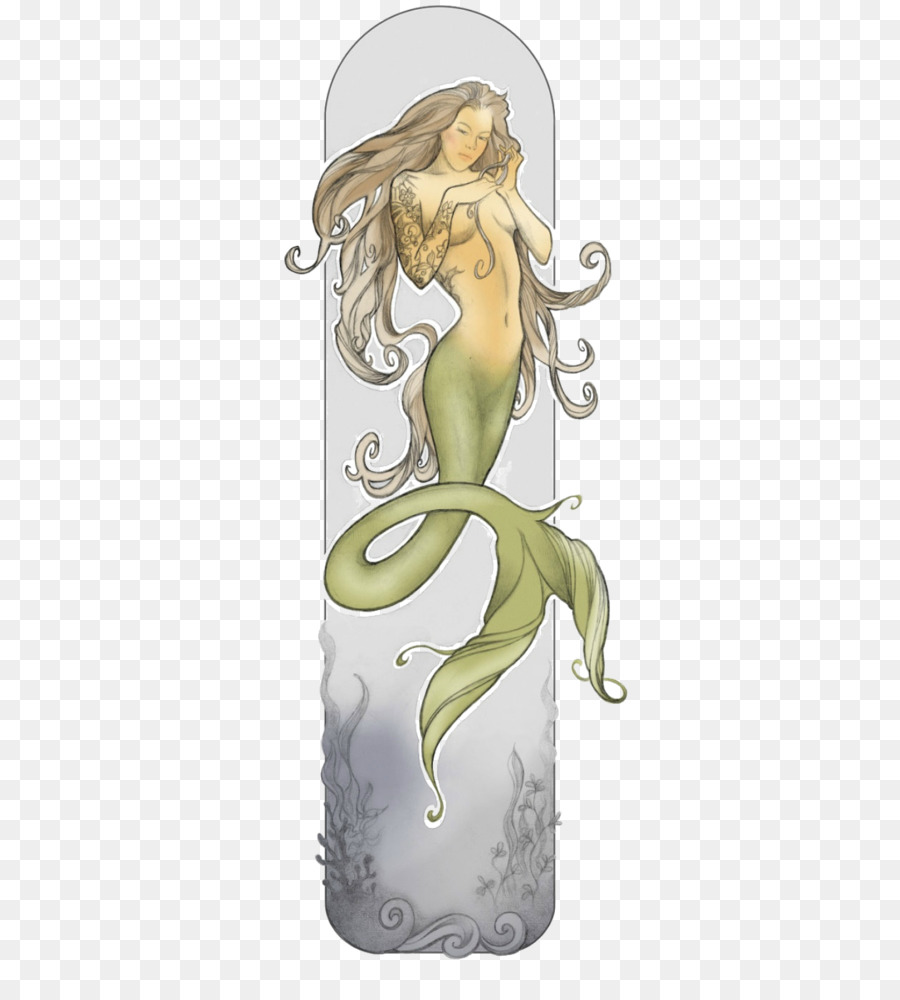 The Little Mermaid Art Nouveau Artist - Mermaid png download - 400*984 - Free Transparent Mermaid png Download.