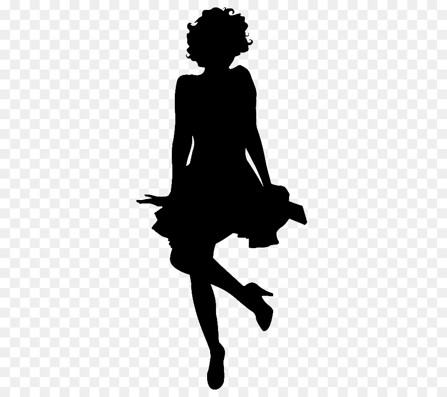Little black dress Silhouette Chanel Clothing - dress png download - 403*800 - Free Transparent Little Black Dress png Download.