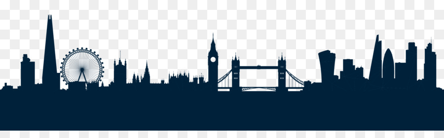 Free London Skyline Silhouette Png, Download Free London Skyline
