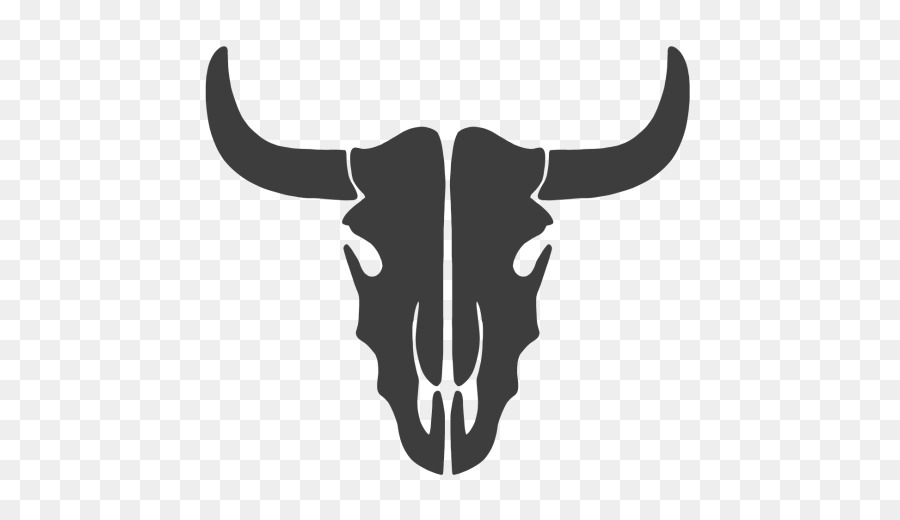 Texas Longhorn Silhouette Skull Bull Drawing - Silhouette png download - 516*516 - Free Transparent Texas Longhorn png Download.