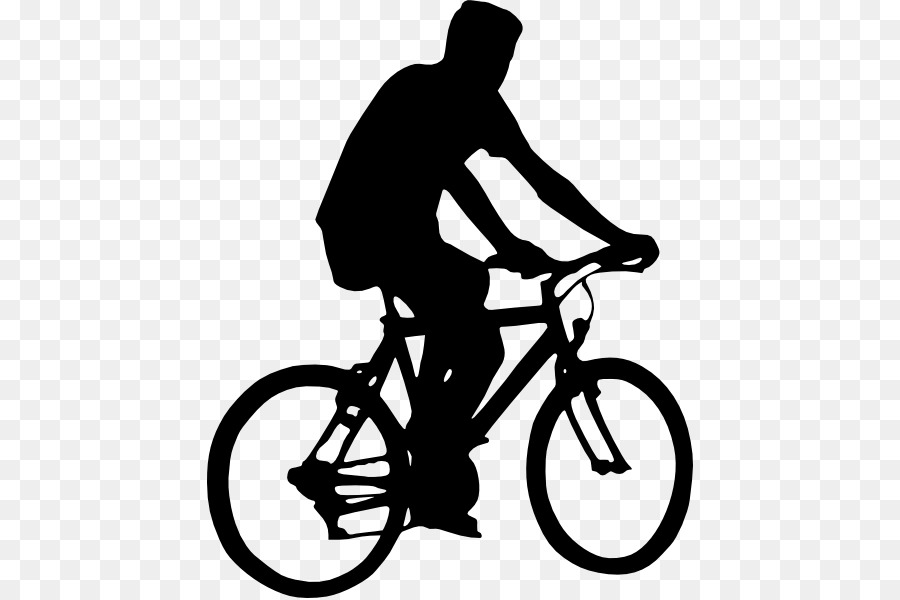 Bicycle Cycling Silhouette Clip art - Bicycle png download - 486*598 - Free Transparent Bicycle png Download.