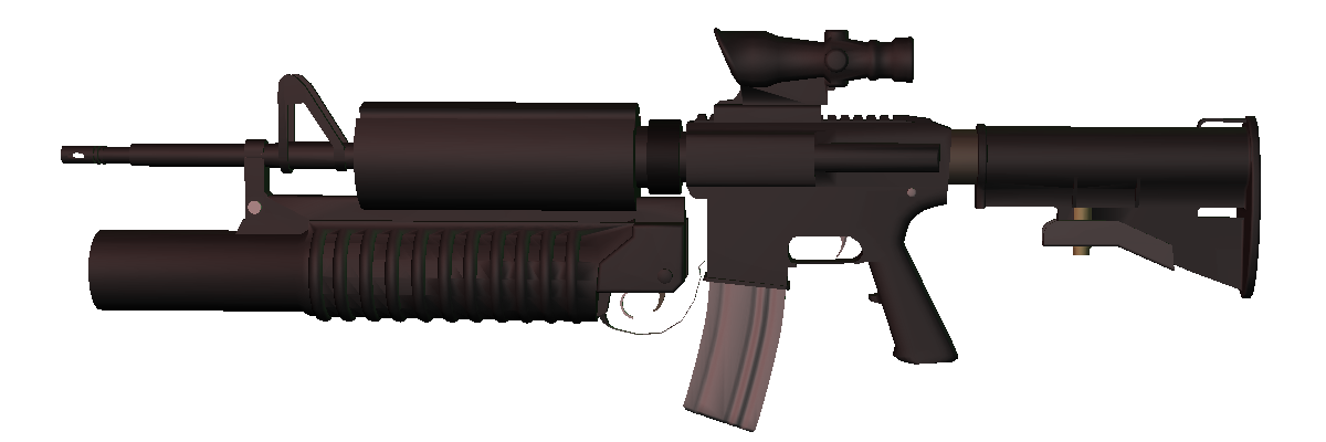 m4a1 carbine assault rifle m203