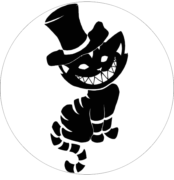 Cheshire Cat Tattoo Mad Hatter - Cat png download - 581*604 - Free
