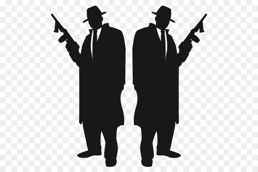 Silhouette Gangster Image Drawing Illustration - Silhouette png download - 800*600 - Free Transparent Silhouette png Download.