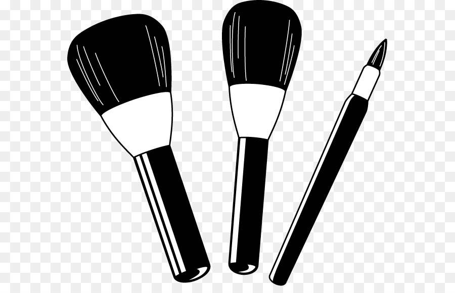 Cosmetics Makeup brush Rouge Clip art - Makeup Cliparts png download - 633*567 - Free Transparent Cosmetics png Download.