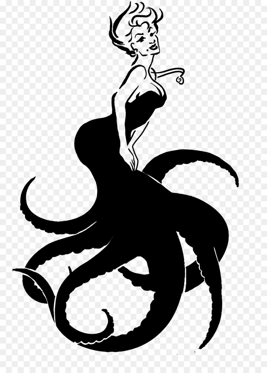 Ursula Ariel Maleficent Drawing Art - Mermaid png download - 1024*1413 - Free Transparent Ursula png Download.