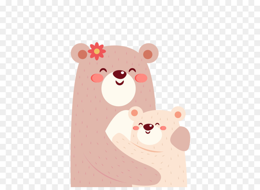 Polar bear Download Brown bear Icon - Vector bear mother and son png download - 1600*1600 - Free Transparent  png Download.