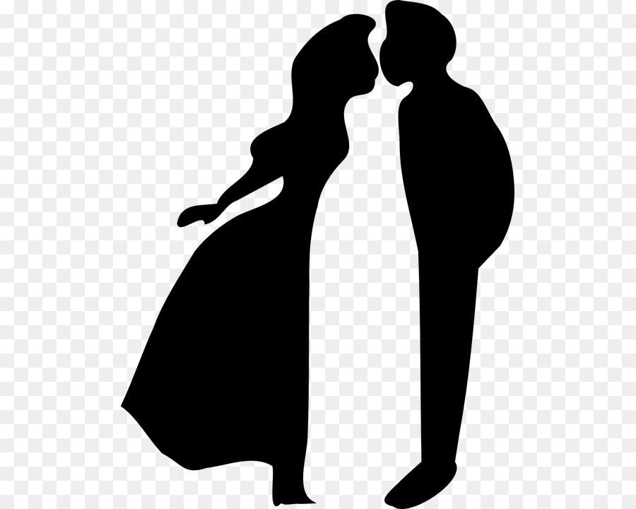 Kiss Silhouette Intimate relationship Clip art - men and women,kiss,dancing png download - 557*720 - Free Transparent Kiss png Download.