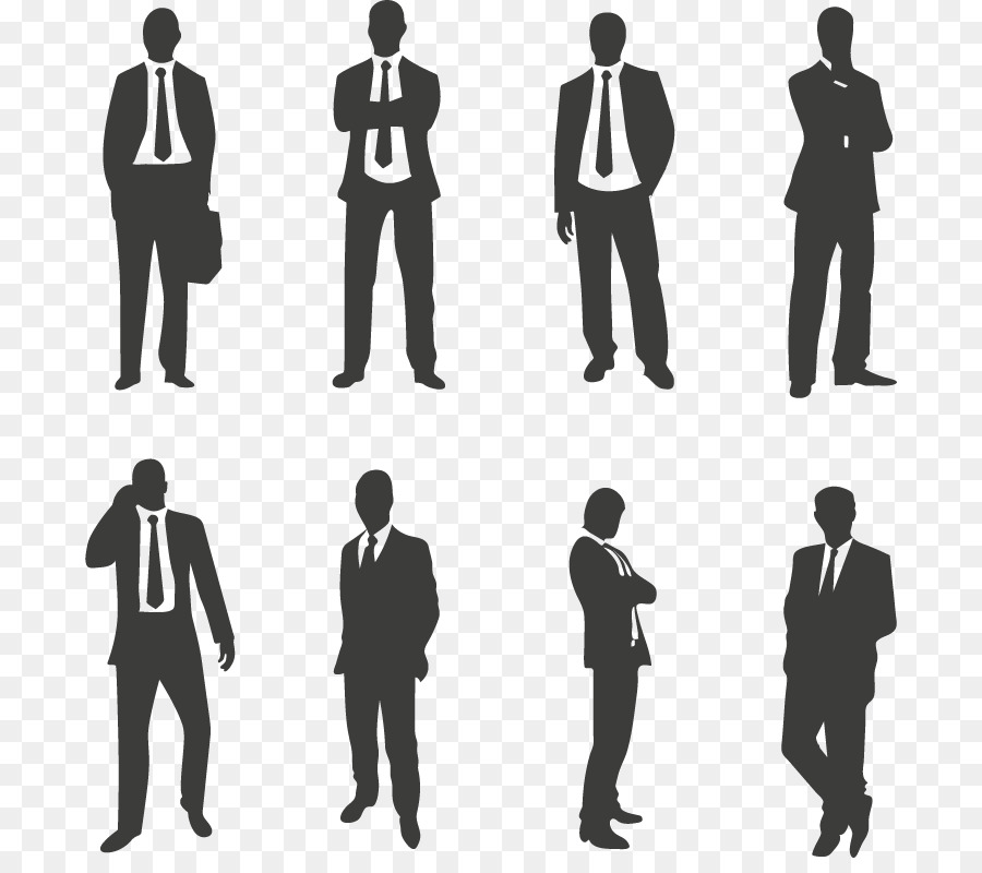 Businessperson Silhouette - Suit characters vector png download - 744*786 - Free Transparent Businessperson png Download.