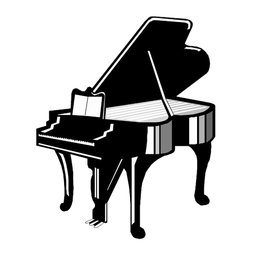 man playing keyboard clipart royalty