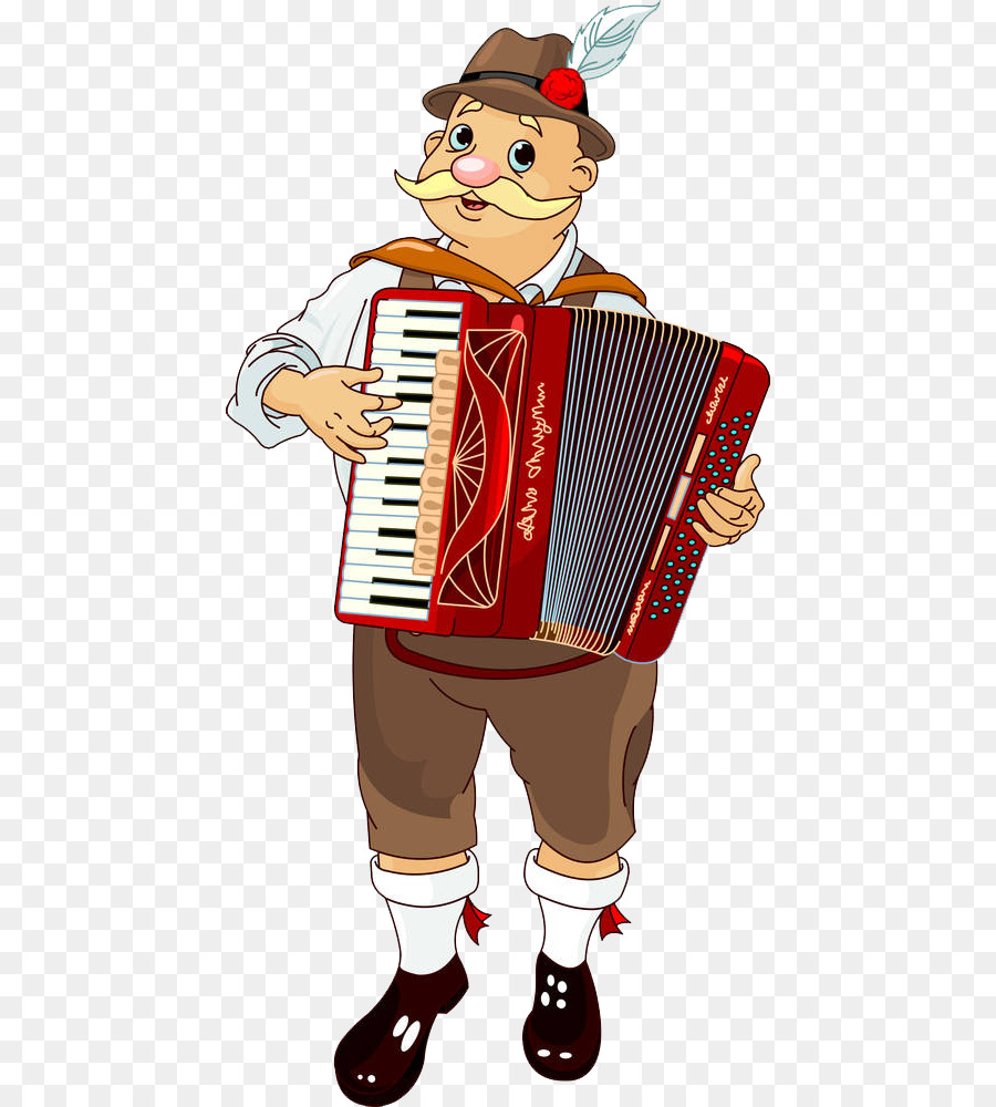 Oktoberfest Accordion Stock photography Illustration - A man who plays a vertical piano png download - 492*1000 - Free Transparent Oktoberfest png Download.