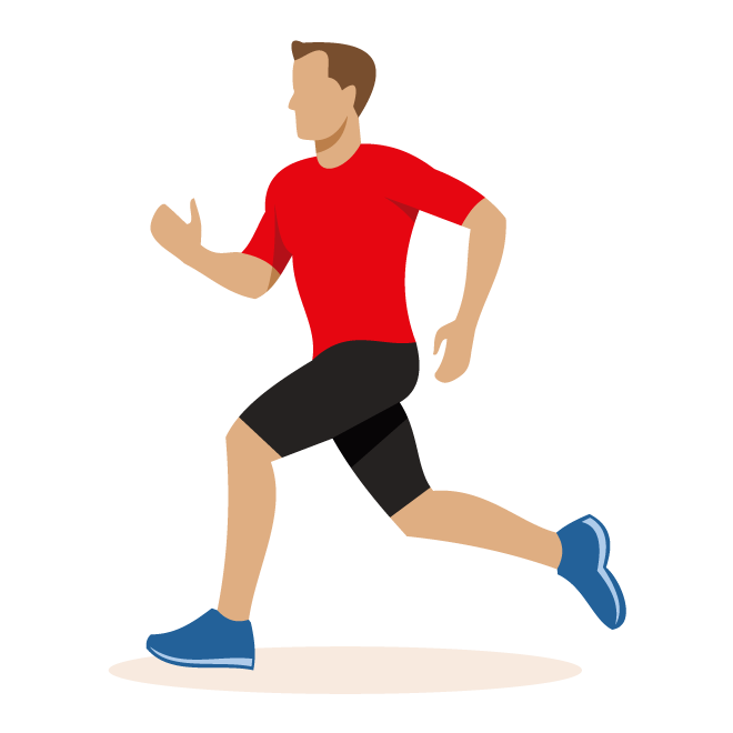 person run png vector
