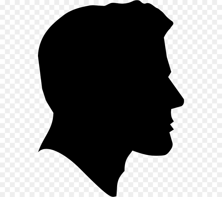 Free Man Side Profile Silhouette, Download Free Man Side Profile