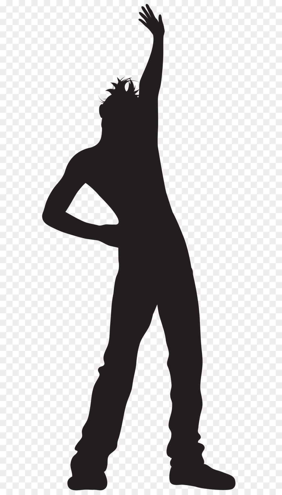 Silhouette Dance Clip art - Dancing Man Silhouette PNG Transparent Clip Art Image png download - 3314*8000 - Free Transparent Silhouette png Download.