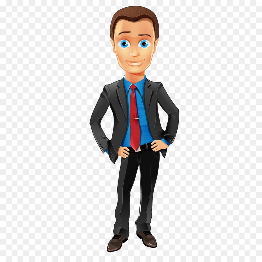 Man In Suit Cartoon Transparent Background - img-Abba