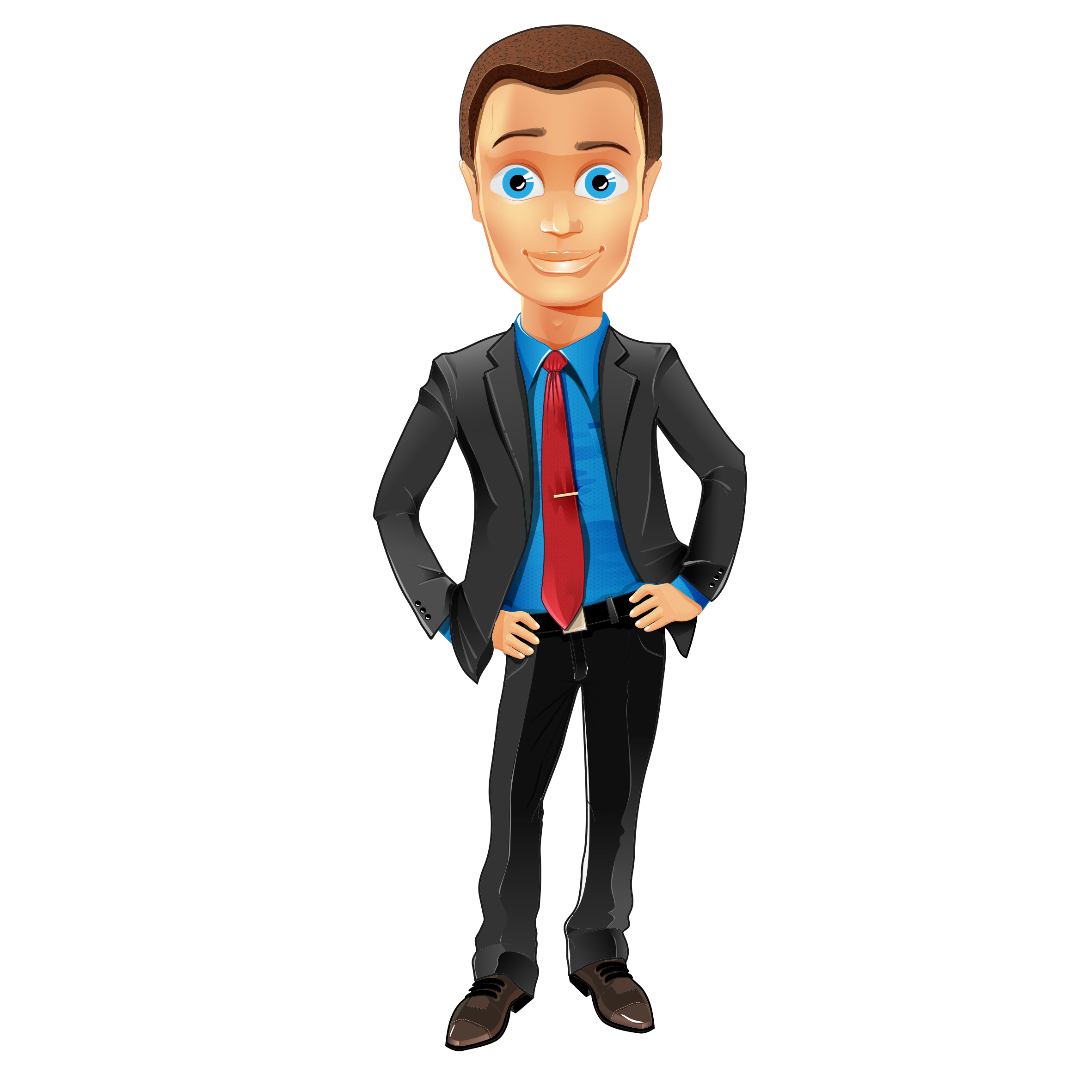Business Man Cartoon Character Illustration - Business people png download  - 2362*2362 - Free Transparent Business Man png Download. - Clip Art Library
