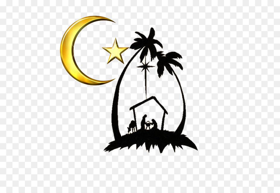 Papercutting Christmas Day Nativity scene Clip art - islam png download - 536*607 - Free Transparent Paper png Download.