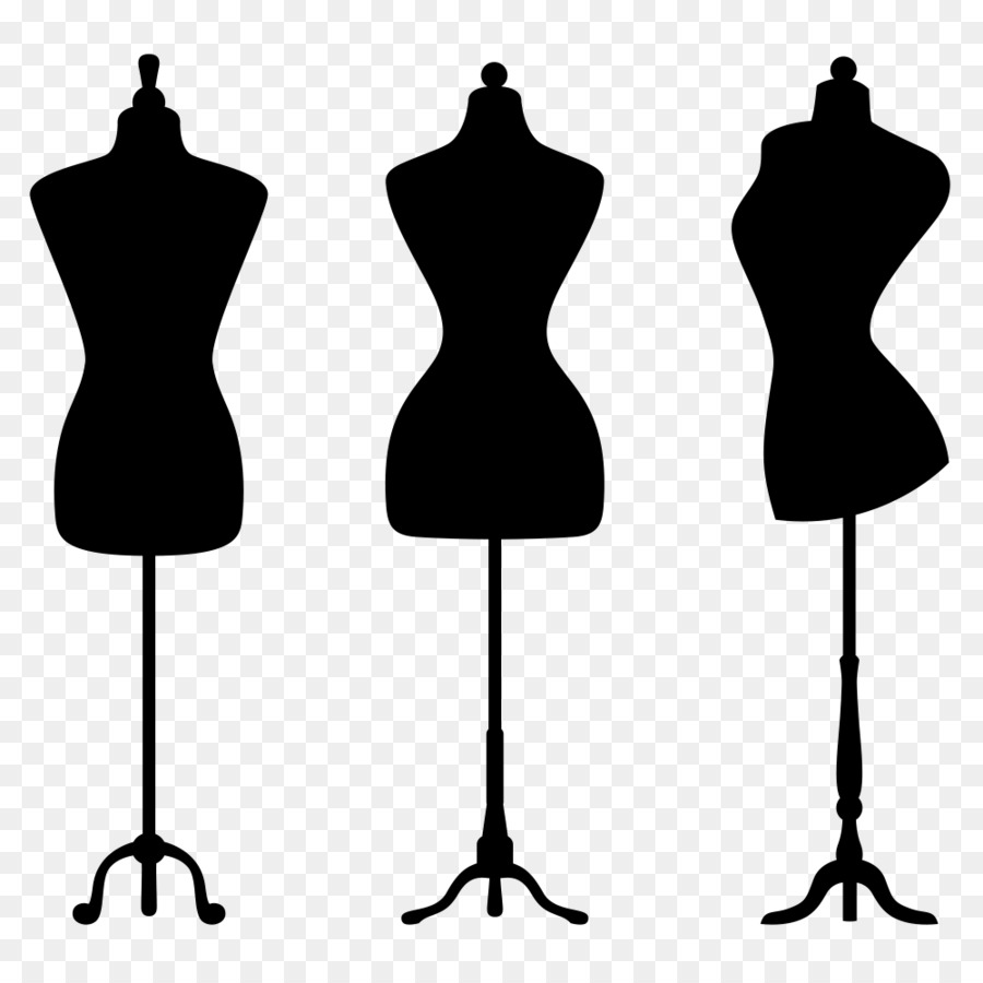Mannequin Dress form Royalty-free Clip art - costura png download - 1000*1000 - Free Transparent Mannequin png Download.