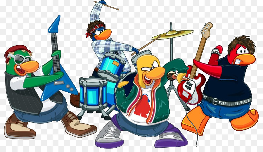 Rock Band Musical ensemble Marching band Clip art - club penguin jacket png download - 873*509 - Free Transparent  png Download.