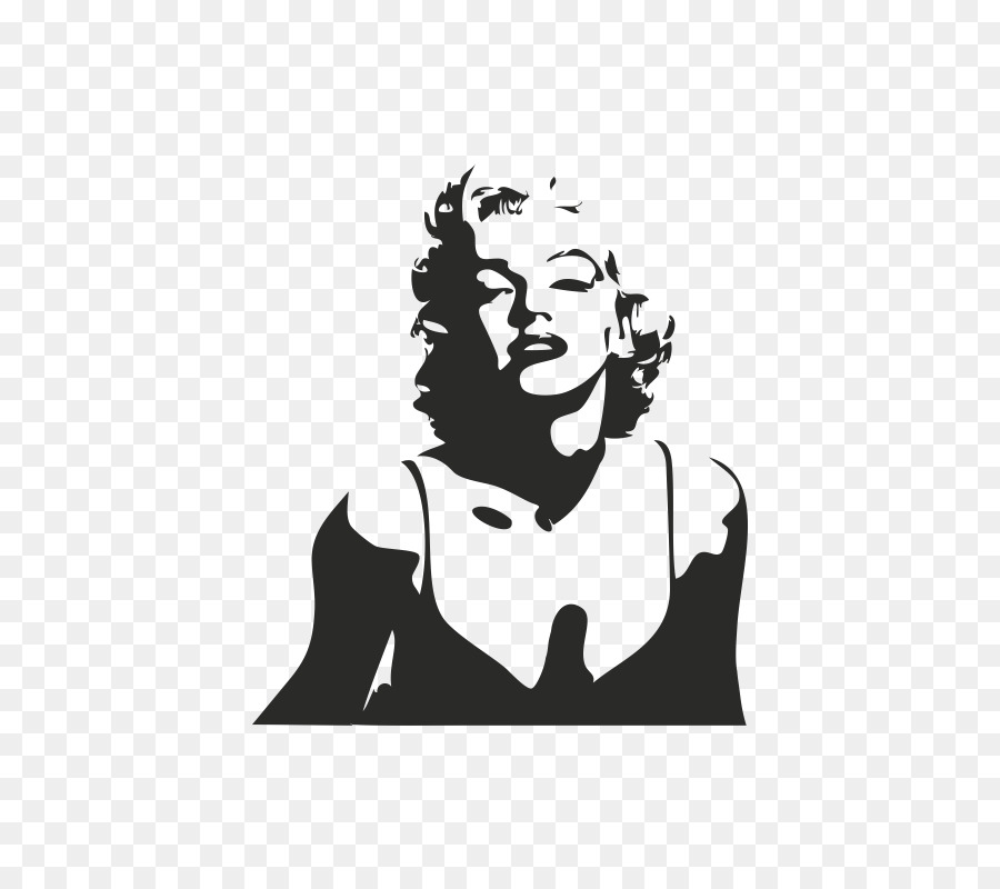 Marilyn Monroe Silhouette Wall decal Canvas Painting - marilyn monroe png download - 800*800 - Free Transparent Marilyn Monroe png Download.